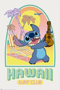 Grupo Erik Stitch Hawaii Club Surf Poster 61x91,5cm