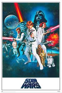 Grupo Erik Star Wars Classic La Guerra De Las Galaxiax Poster 61x91,5cm