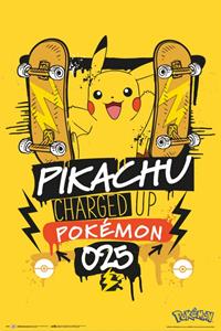 Grupo Erik Pokémon Pikachu Charged Up 025 Poster 61x91,5cm