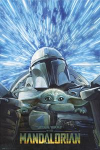 Grupo Erik Poster Star Wars The Mandalorian Hyperspace 61x91,5cm