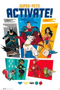 ABYStyle GBeye DC Comic League of Superpets Activate Poster 61x91,5cm