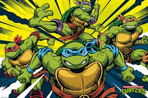 ABYstyle Poster TMNT Turtles in Action 91,5x61cm