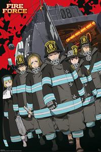 ABYStyle GBeye Fire Force Key Art S1 Company 8 Poster 61x91,5cm