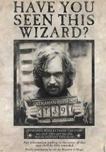 harrypotter Harry Potter - Wanted Sirius Black -