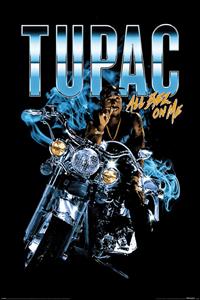 Pyramid Tupac Shakur All Eyez Motorcycle Poster 61x91,5cm