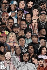 Pyramid Hip Hop Icons Poster 61x91,5cm