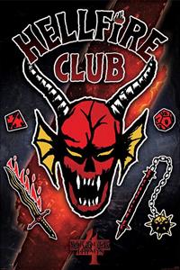 Pyramid Stranger Things 4 Hellfire Club Emblem Rift Poster 61x91,5cm