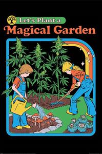 Pyramid Steven Rhodes Let's Plant A Magical Garden Poster 61x91,5cm