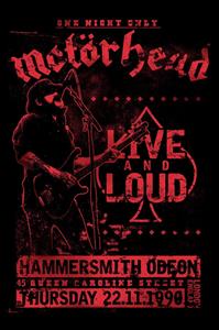 ABYStyle Motorhead Live and Loud Poster 61x91,5cm