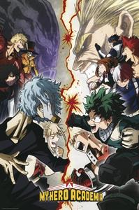 ABYStyle My Hero Academia Heroes VS Villains Poster 61x91,5cm
