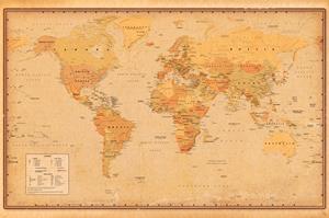 ABYstyle Poster Harper Collins Antique World Map 21 91,5x61cm