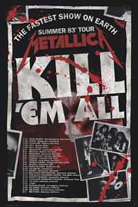 ABYstyle Poster Metallica Kill'em All 83 Tour 61x91,5cm