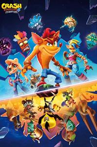 ABYStyle Crash Bandicoot It'S About Time Poster 61x91,5cm