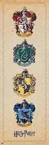 Grupo Erik Harry Potter House Crests Poster 53x158cm