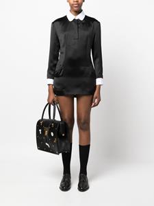 Thom Browne Satijnen jurk - Zwart