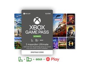 Microsoft Xbox Live Game Pass Ultimate Online - 3 Maanden