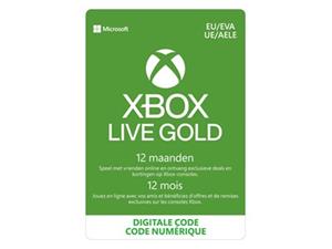Microsoft Xbox Live 12 Maanden Gold Membership