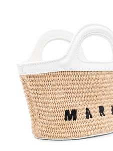 Marni Kids Shopper met logoprint - Beige