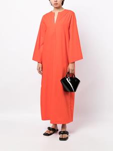By Malene Birger long-sleeve organic cotton dress - Rood