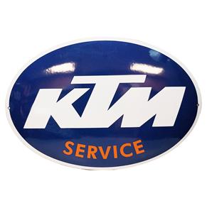 Fiftiesstore KTM Service Emaille Bord - 55 x 38cm