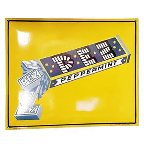 Fiftiesstore Pez Peppermint Emaille Bord - 60 x 50cm