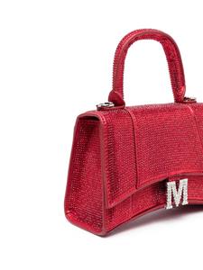 Monnalisa crystal-embellished logo shoulder bag - Rood