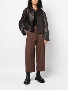 Studio Nicholson Dordoni cropped trousers - Bruin