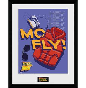 Fiftiesstore Back to the Future: 35th Anniversary McFly 30 x 40 cm Collector Afdruk