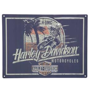 Fiftiesstore Harley-Davidson Beach Metalen Bord