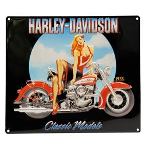 Fiftiesstore Harley-Davidson Classic Models Tin Sign - 38 x 33cm