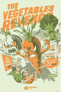Pyramid Poster Illustrata The Vegetables Revenge 61x91,5cm