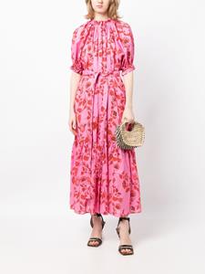 Cynthia Rowley Jurk met bloemenprint - Roze