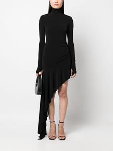 THE ANDAMANE Nancy asymmetric dress - Zwart