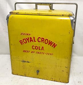 Fiftiesstore Royal Crown Cola Koelbox - Geel - Origineel