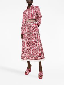 Dolce & Gabbana Cropped culotte - Wit