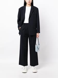 STUDIO TOMBOY pleat-detailing cropped trousers - Blauw