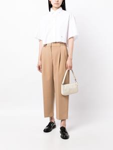 STUDIO TOMBOY pleat-detailing cropped trousers - Bruin