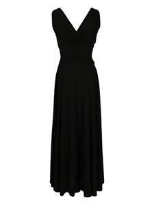 Rochas V-neck sleeveless dress - Zwart