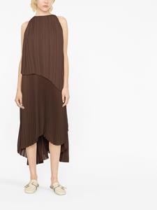 Fabiana Filippi Asymmetrische jurk - Bruin