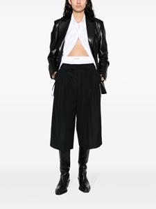 Alexander Wang double-waist cropped trousers - Zwart