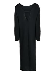 Lisa Yang Tarin V-back dress - Zwart