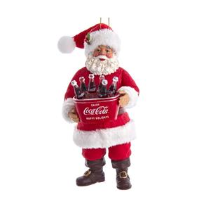 Fiftiesstore Coca-Cola Santa Met Emmer Kersthanger