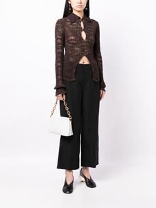 Vince Sculpted cropped trousers - Zwart