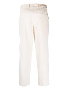 Briglia 1949 mid-rise tapered cropped trousers - Beige