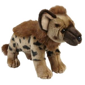 Ravensden Pluche bruine hyena knuffel 28 cm speelgoed -