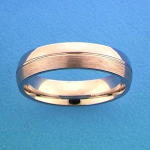 Quickjewels Huiscollectie Zilver Zilver Gerhodineerde Ring A104/A302 - 5 mm - zonder steen 1315400 20.00 mm (63)