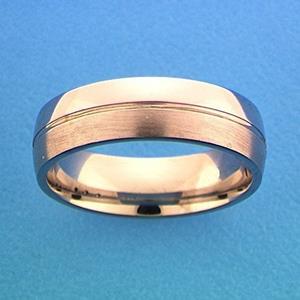 Quickjewels Huiscollectie Zilver Zilver Gerhodineerde Ring A205 - 6 mm - zonder cz 1315409 18.00 mm (57)