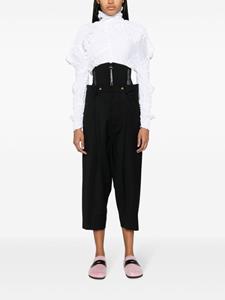 Vivienne Westwood high-waisted cropped trousers - Zwart