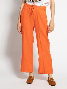Heartkiss Linnen broek in oranje voor Dames