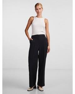 YAS Wide leg stoffen broek met persplooien, model 'LIKKA'